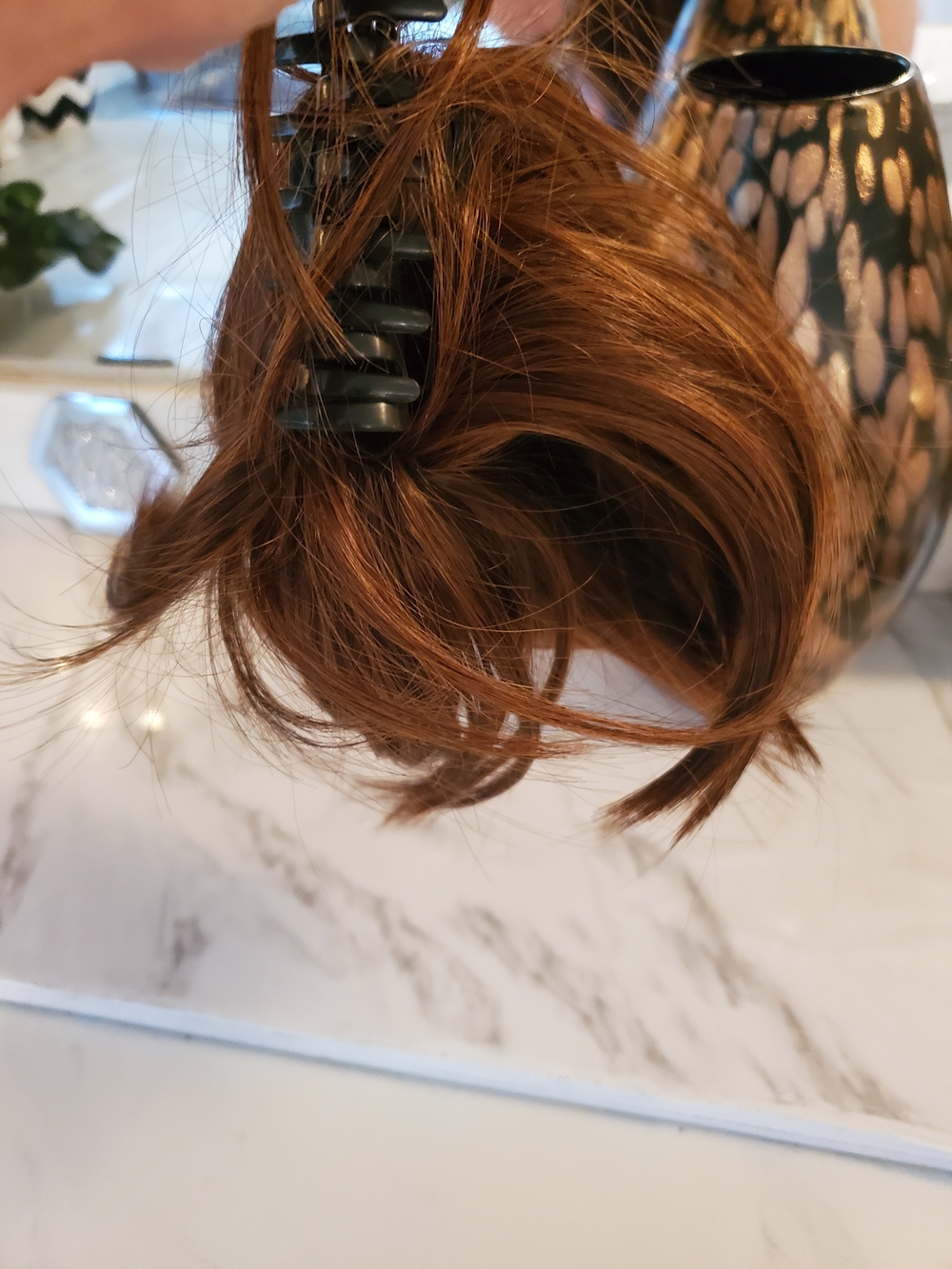 Brown Clip-In Hair Topper - Natural Shine - Picture 2 of 6